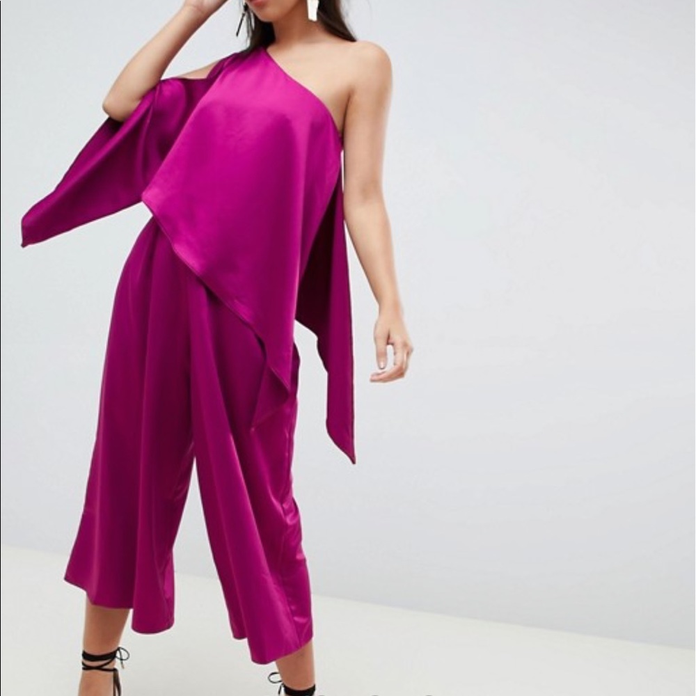 ASOS Design satin jumpsuit